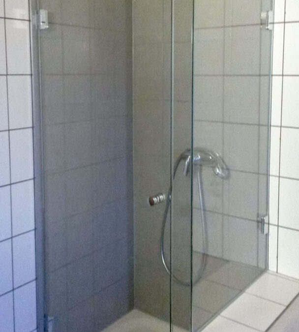 Dusche Nischenanlage integriert